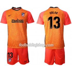 Atlético Madrid Jan Oblak 13 Målmands Fodboldsæt Børn 2020-21 M003 S/S (+ Korte bukser)